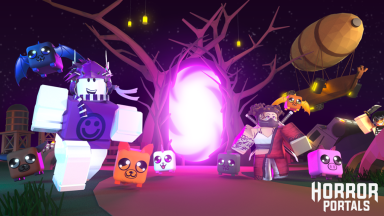 Thumbnail for Roblox game: Horror Portals