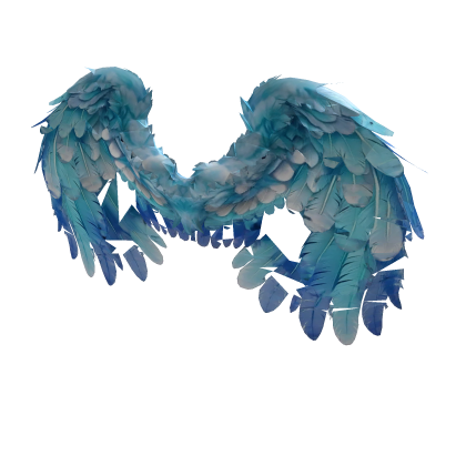 Alas de ángel azul