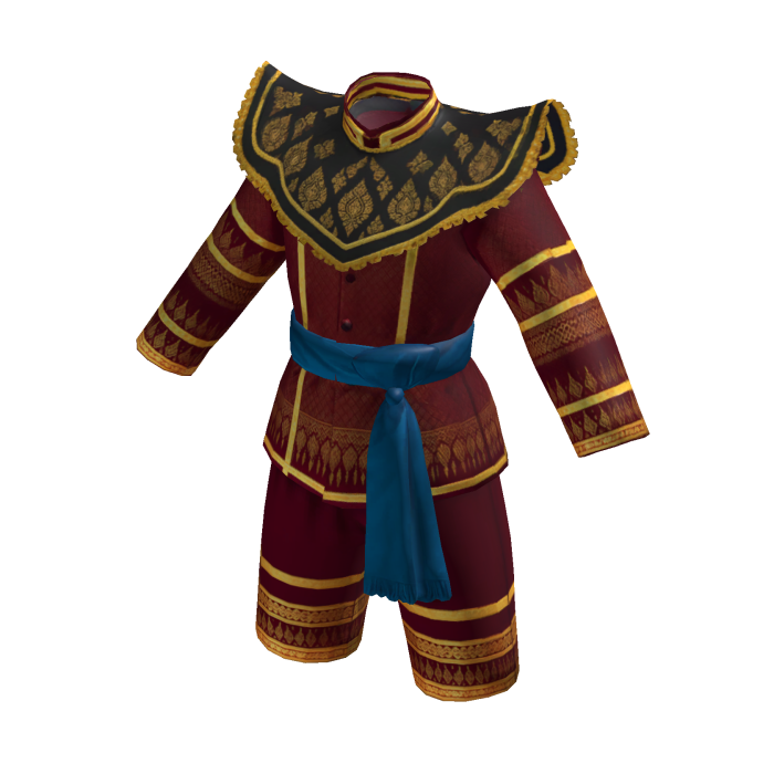 Ancient Thai Soldier Costume — ชุดทหารไทยโบรา
