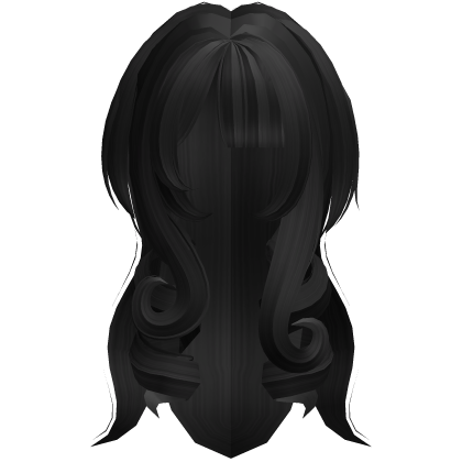 long popular wavy black hair