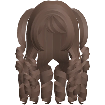 ♡︎ curly lolita hair in coffee Roblox item render