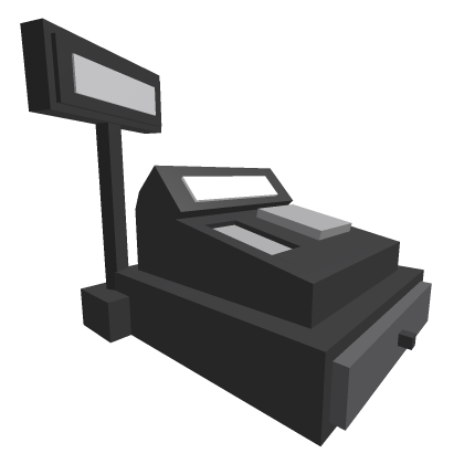 Low Poly Cash Register