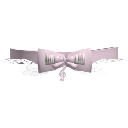 ♫ pink frilly piano choker 1.0 🎹