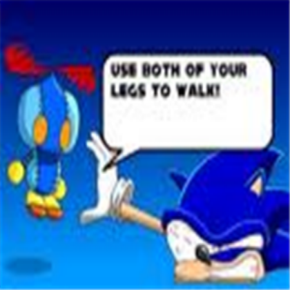 omochao and sonic funny Roblox decal