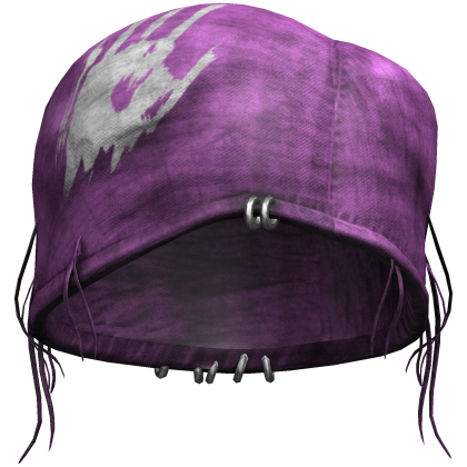pink ripped worn beanie