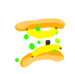 Banana grape sandwich