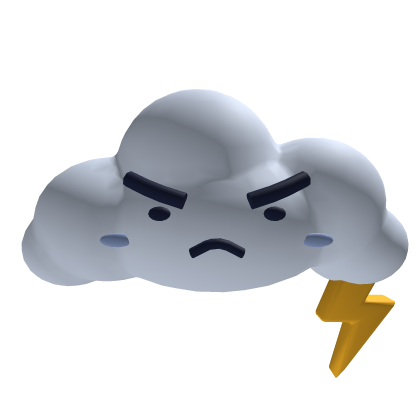 Grumpy Storm Cloud Hat