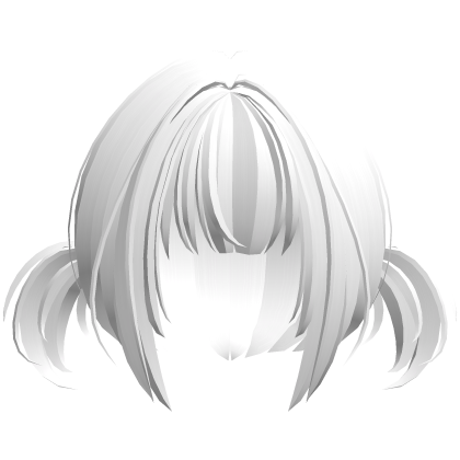 2000s moe anime wispy pigtails low white