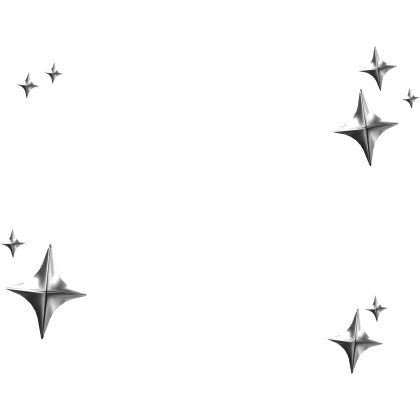 Silver Bling Face Stars