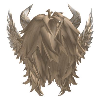 Valkyrie Winged Horn Blonde Angel Hair