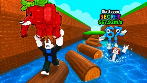Walk on Logs for Brainrots!🪓