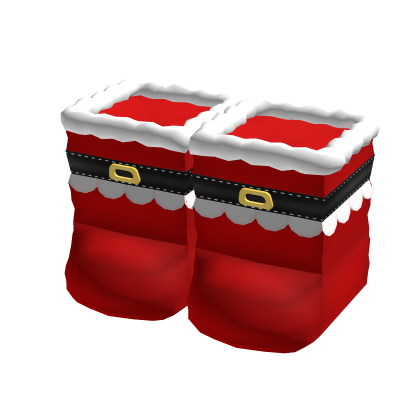 cute red christmas santa fur socks