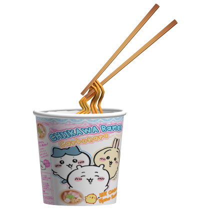 🍀 moe chiikawa ramen cup noodle