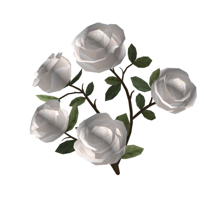 White Roses in your Hair Roblox item
