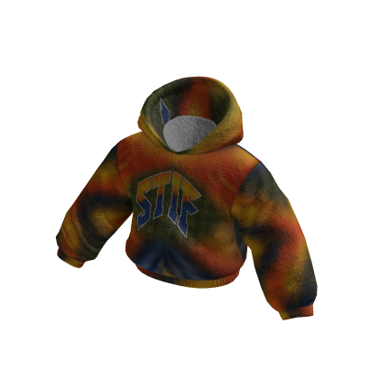 Stif Sunset Plaid Orange Sweater thumbnail