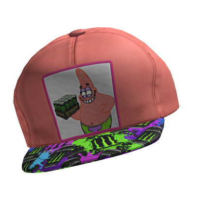 pink starfish sponge bob monster claw hat🦠 Roblox item