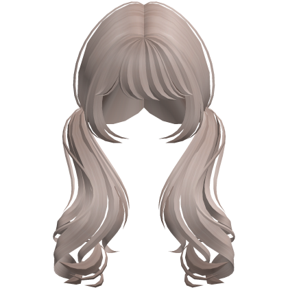Ash Swirly Long Pigtails Roblox item