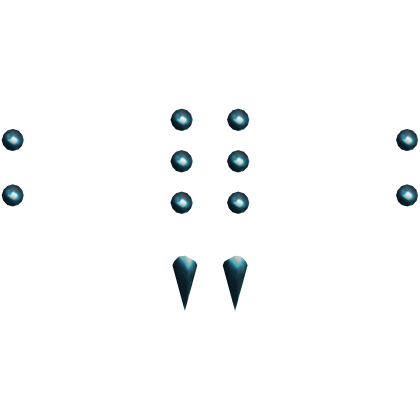 blue vkei angel fangs piercings