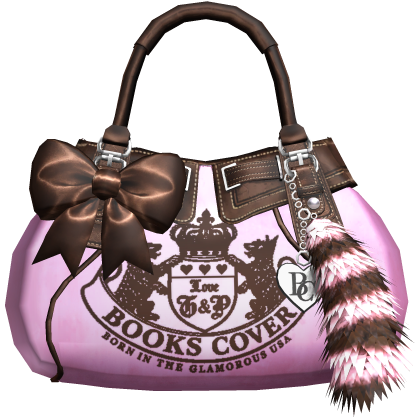 2000s Juicy Gyaru Mcbling Bag Brown Pink