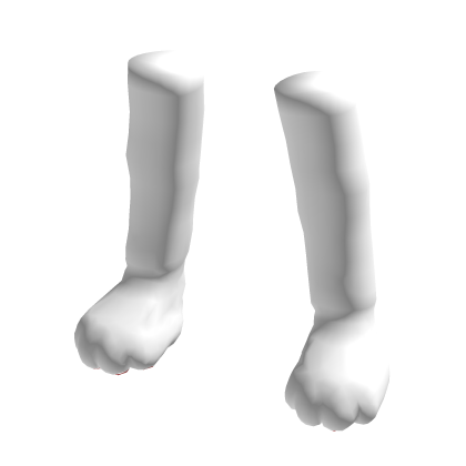 Long White Cat Paws
