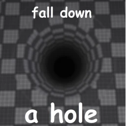 fall down a weird endless pit icon