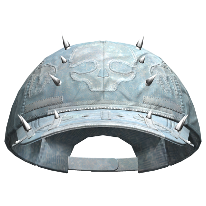 Punk Skeleton Pierced Cap Pink