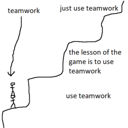 Walk Up Some Stairs Using Teamwork