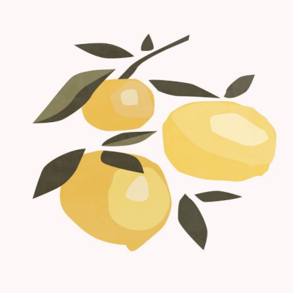 Aesthetic Lemon Painting Pastel Roblox decal