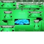 Neon Blue Rocks Studios
