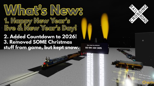 (SPRING UPD) Build a Railroad Crossing X