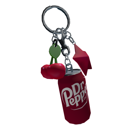 DrPepper Soda Keychain