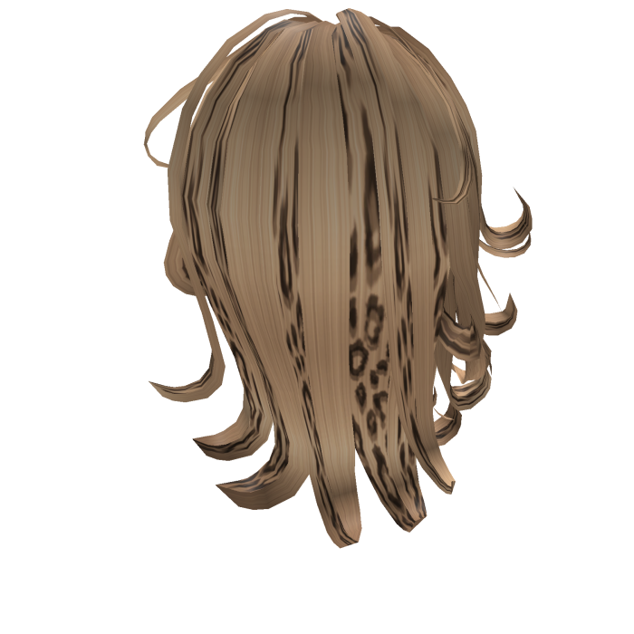 Gyaru Bouncy Layered Curls Blonde Cheetah