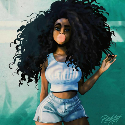 Instagram black girl <3 Roblox decal