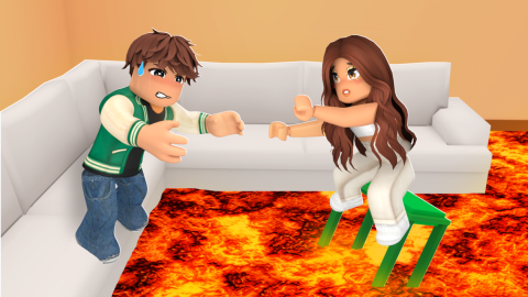 100 Player Floor Is LAVA! 🔥