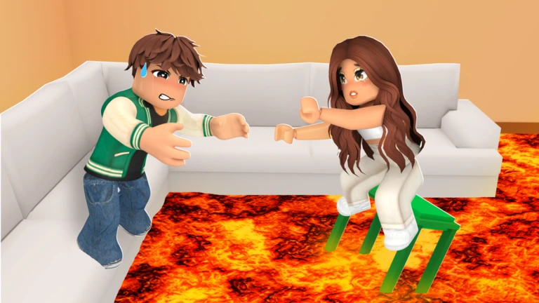 100 Player Floor Is LAVA! 🔥