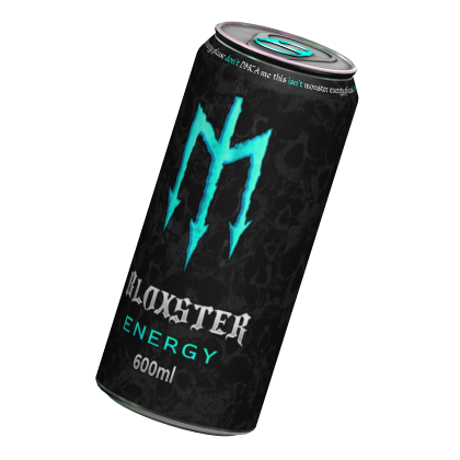 cyan monster drink Roblox item
