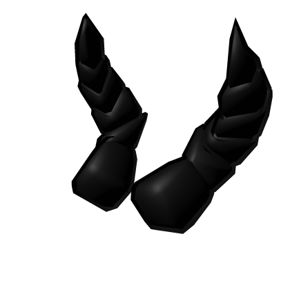 Demon horns on eyes [Black] Roblox item