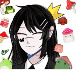 Mushrooms and frogs/sky wing fam