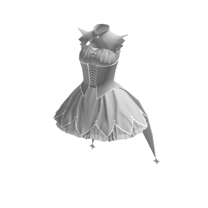 ♾️ White cute witch dress