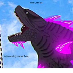 early version of kaiju analog horror rp