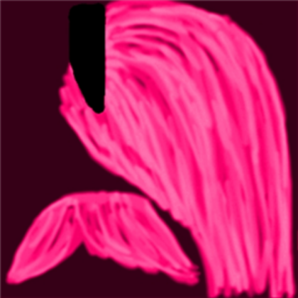 Neon pink Hair Roblox decal