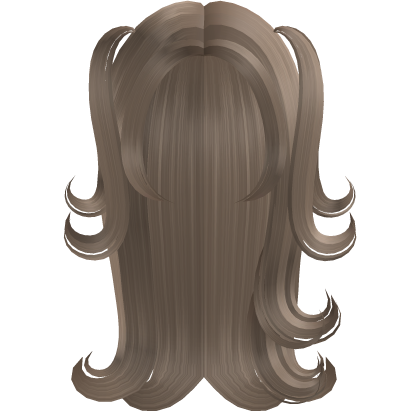 Long Laid Curly Half up Down Hair Chai Roblox item