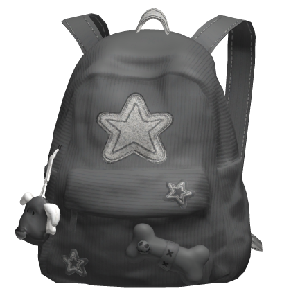 Grey Star Y2K Streetwear Backpack