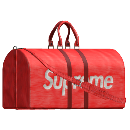 LV x Supreme Keepall Bandouliere Red Duffle Bag thumbnail
