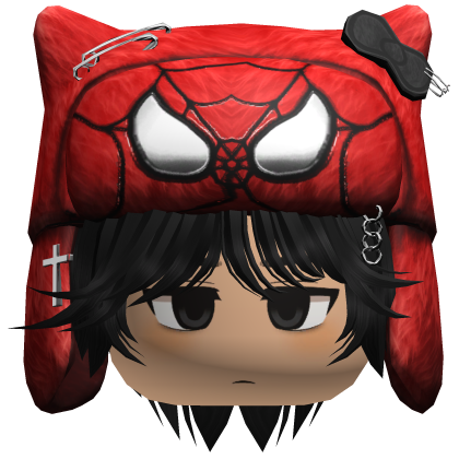 Spiderkitty Boy Hair Black Roblox item