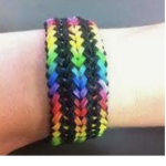 Rainbow loom Snake belly