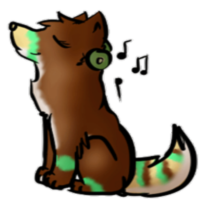 Dog Listening To Music! Roblox decal
