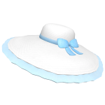 Aesthetic Blue Summer Hat