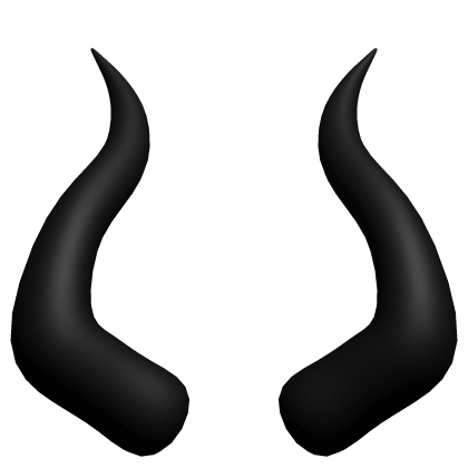 Black Devil Horns Roblox item