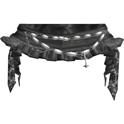 gothic ruffled jirai jellyfish mini skirt black